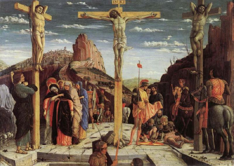 Andrea Mantegna Crucifixion,from  the San Zeno Altarpiece oil painting picture